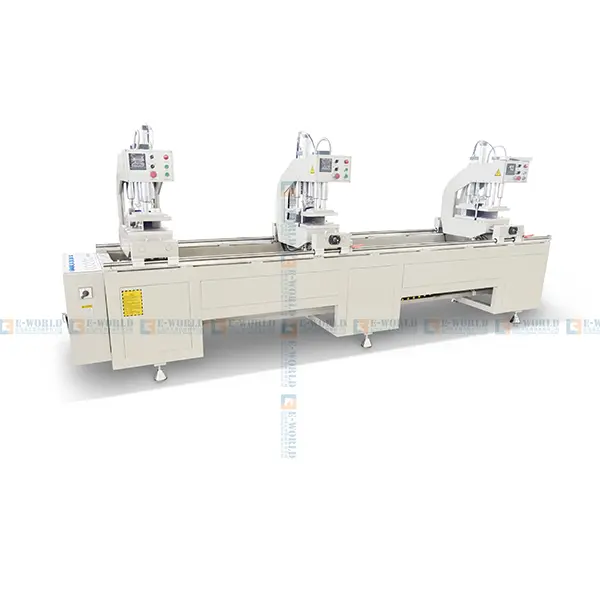 Three head window door welding machine 