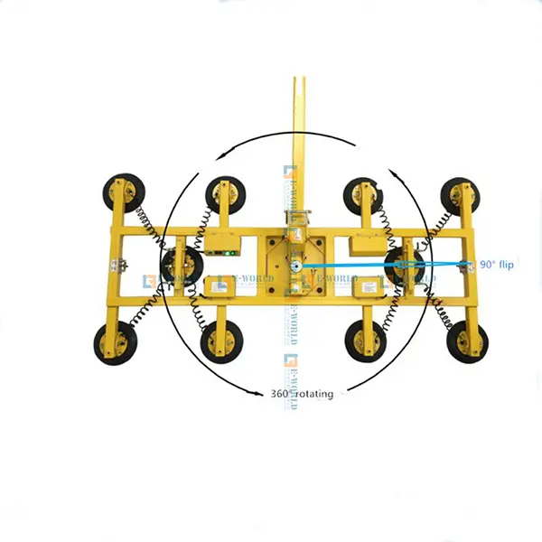 1000 KG 10 suckers electricity Glass Vacuum lif...