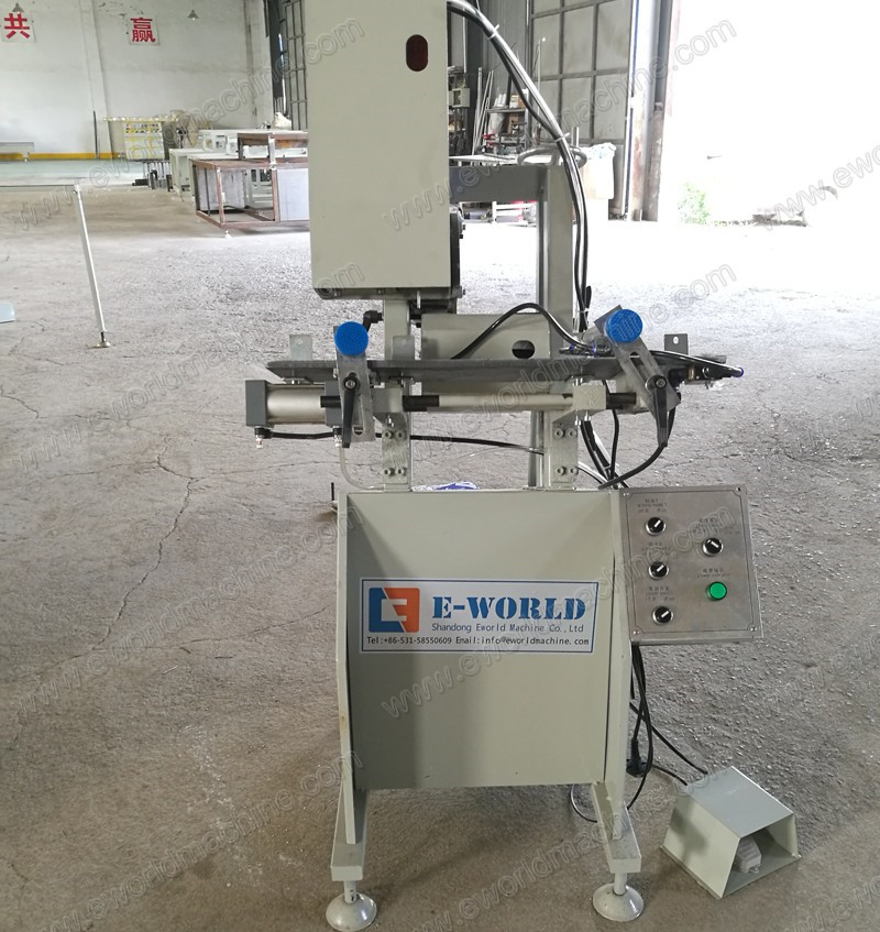 Water Slot Drilling Machine for Plastic Window Production Line02gzf