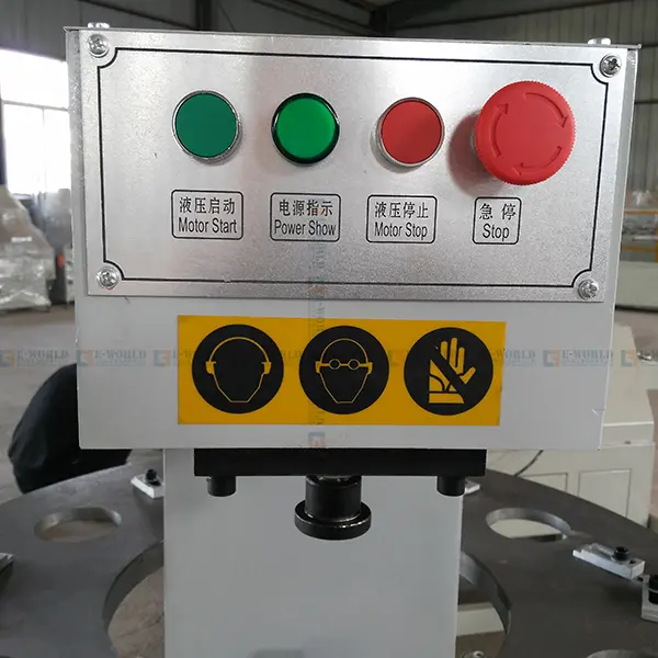 Aluminum window punching machine for aluminum p...