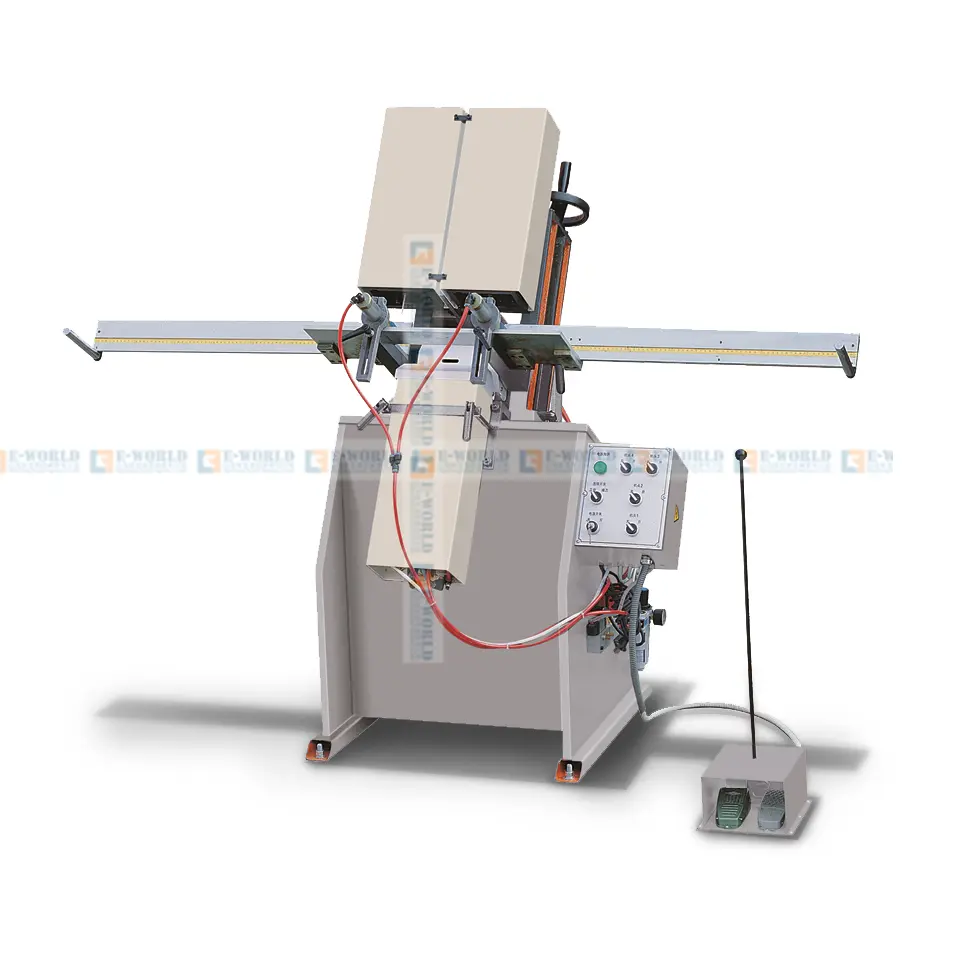 PVC window automatic double axis water slot drilling machine